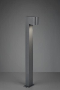 Słupek oświetleniowy Trio Roya 404260142 IP44 1xGU10 Aluminium Szary.