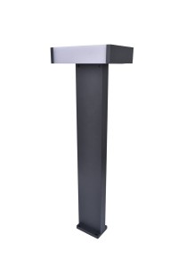 Słupek oświetleniowy Lutec Conroy 7207001118 IP54 1xLED Aluminium Szary.