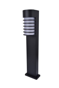 Słupek oświetleniowy Lutec Fulton 7207601012 IP44 1xE27 Aluminium Czarny.