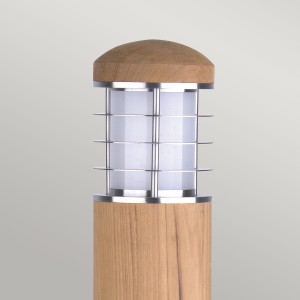 Słupek oświetleniowy Elstead Lighting Poole GZ-POOLE-B IP55 1xE27 Aluminium Stalowy