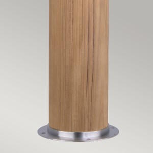 Słupek oświetleniowy Elstead Lighting Poole GZ-POOLE-B IP55 Aluminium Stalowy detal podstawy.