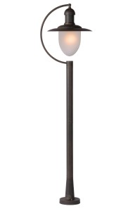 Słupek oświetleniowy Lucide Aruba 11873/01/97 IP44 1xE27 Metal Brązowy.