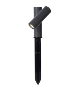 Latarnia ogrodowa Lucide Tatum 27894/05/29 IP65 1xLED Aluminium Szary.