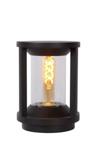 Latarnia ogrodowa Lucide Cadix 15804/22/30 IP65 czarny aluminium E27