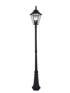 Latarnia ogrodowa Lutec London Solar 6951301189 IP44 3x Aluminium Brązowy.