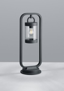 Latarnia ogrodowa Trio Sambesi 504160142 IP44 szara z aluminium.