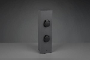 Latarnia ogrodowa Trio Garden Socket 9964-42 IP54 Metal Szary.