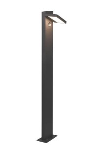Latarnia ogrodowa Trio Horton 426369142 IP54 1xLED Aluminium Szary