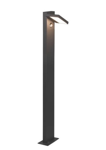 Latarnia ogrodowa Trio Horton 426369142 IP54 1xLED Aluminium Szary