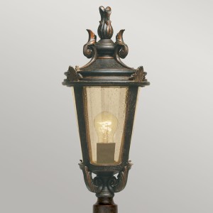 Latarnia ogrodowa Elstead Lighting Baltimore BT4-M IP44 stal brązowy z żarówką E27