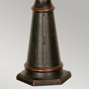 Latarnia ogrodowa Elstead Lighting Baltimore BT5-L IP44 1xE27 Stal Brązowy - podstawa latarni