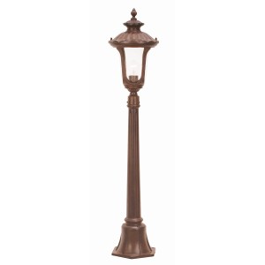 Latarnia ogrodowa Elstead Lighting Chicago CC4-S IP44, brązowa, stalowa.