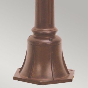 Latarnia ogrodowa Elstead Lighting Chicago CC4-S IP44 brązowa podstawa.