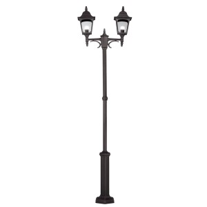 Latarnia ogrodowa Elstead Lighting Chapel CP8-BLACK IP44 2xE27 Aluminium Czarny.