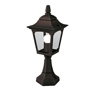 Latarnia ogrodowa Elstead Lighting Chapel CPM4-BLACK IP44 czarna aluminiowa.