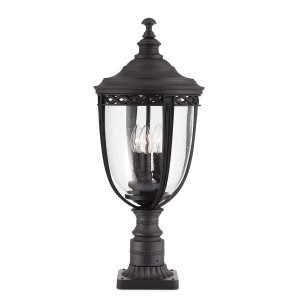 Latarnia ogrodowa Elstead Lighting English Bridle FE-EB3-L-BLK 3xE14 czarna