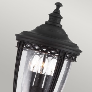 Latarnia ogrodowa Elstead Lighting English Bridle FE-EB4-M-BLK IP44 w stylu klasycznym.