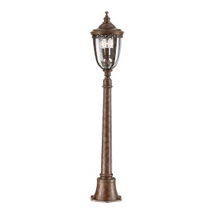 Latarnia ogrodowa Elstead Lighting English Bridle FE-EB4-M-BRB brązowa IP44.