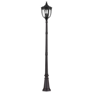 Latarnia ogrodowa Elstead Lighting English Bridle FE-EB5-L-BLK IP44 3xE14 Stal Czarny
