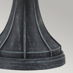 Podstawa latarni ogrodowej Elstead Lighting Elkstone GZH-ELK3 IP44 aluminiowa czarny.