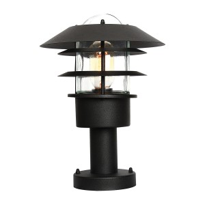 Latarnia ogrodowa Elstead Lighting Helsingor HELSINGOR-PED-BK IP44 czarna.