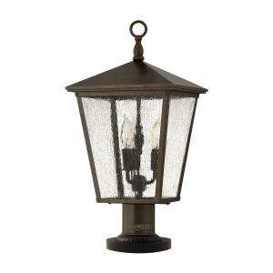 Latarnia ogrodowa Elstead Lighting Trellis HK-TRELLIS3-L IP44 stal brązowy 3xE14.
