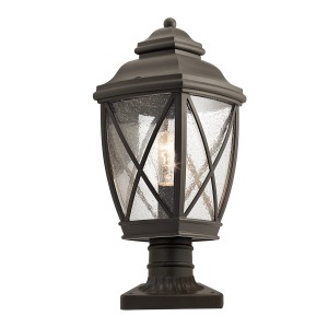 Latarnia ogrodowa Elstead Lighting Tangier KL-TANGIER3-M IP44 brązowa aluminium.