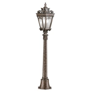 Latarnia ogrodowa Elstead Lighting Tournai KL-TOURNAI4-M IP44 aluminiowa brązowa retro.