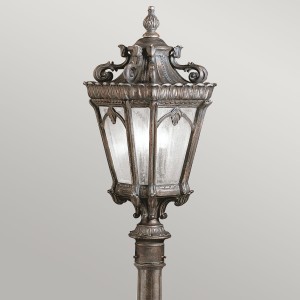 Latarnia ogrodowa Elstead Lighting Tournai KL-TOURNAI4-M IP44 1xE27 Aluminium Brązowy