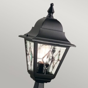 Latarnia ogrodowa Elstead Lighting Norfolk NR3-BLK IP43 czarny aluminium.