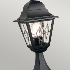 Latarnia ogrodowa Elstead Lighting Norfolk NR3-BLK IP43 1xE27 Aluminium Czarny