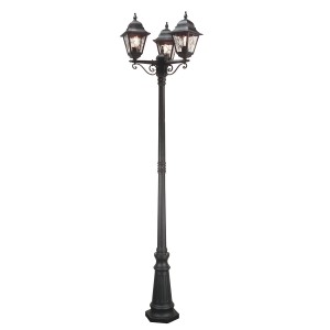 Latarnia ogrodowa Elstead Lighting Norfolk NR8-BLK IP43 3xE27 Aluminium Czarny.