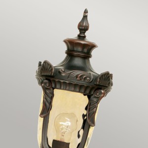 Latarnia ogrodowa Elstead Lighting Philadelphia PH4-M-OB IP44 1xE27 Metal Brązowy detal.