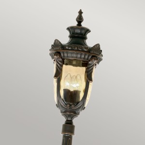 Latarnia ogrodowa Elstead Lighting Philadelphia PH5-L-OB IP44 3xE14 Metal Brązowy.