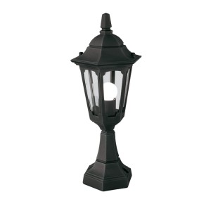 Latarnia ogrodowa Elstead Lighting Parish PRM4-BLACK, czarna, IP44, 1xE27, aluminium.