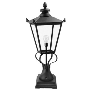 Latarnia ogrodowa Elstead Lighting Wilmslow WSLN1-BLACK IP23 aluminiowa czarna.