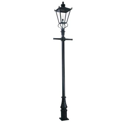 Latarnia ogrodowa Elstead Lighting Wilmslow WSLP1-BLACK IP23 1xE27 Aluminium Czarny