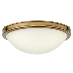 Lampa sufitowa Plafon Collier Elstead Lighting 2x40W E27 Mosiądz Stal