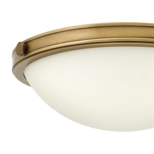 Lampa sufitowa Plafon Collier Elstead Lighting 2x40W E27 Mosiądz Stal