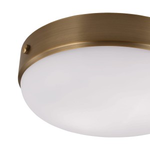 Lampa sufitowa Plafon Cadence Elstead Lighting mosiądz stal.