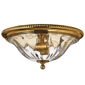 Lampa sufitowa Plafon Cambridge Elstead Lighting dwie żarówki E27 mosiądz