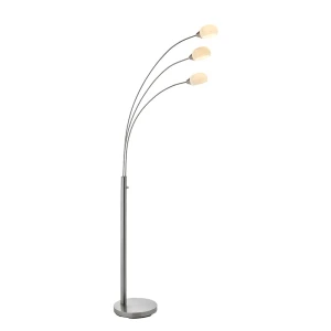 Endon Lampa podłogowa Jaspa 3x5W LED Nikiel