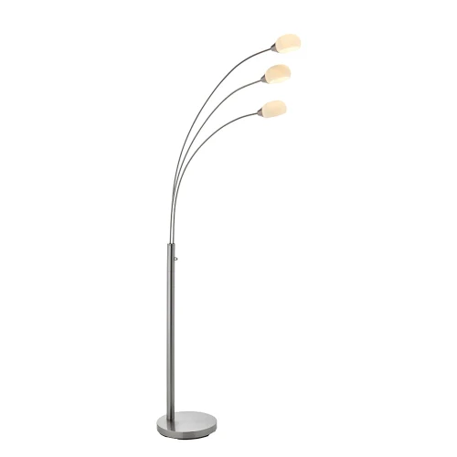 Endon Lampa podłogowa Jaspa 3x5W LED Nikiel