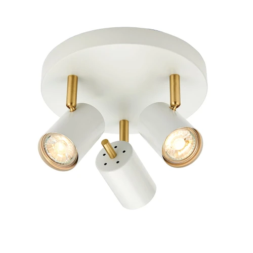 Lampa sufitowa spot Gull Endon 3x5W Biały Stal