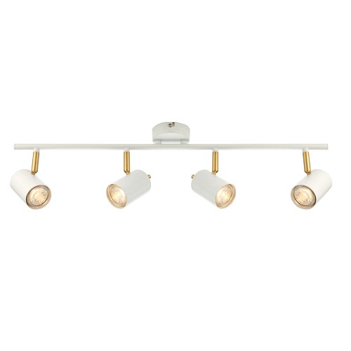 Lampa sufitowa spot Gull Endon 4x5W Biały Stal