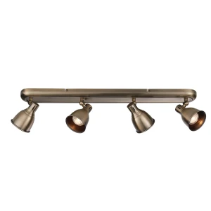 Lampa sufitowa spot Westbury Endon 4x5W Złoty Stal