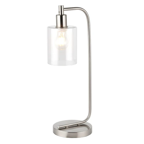 Endon Lampa stojąca Toledo 1x40W E27 Szczotkowany Nikiel