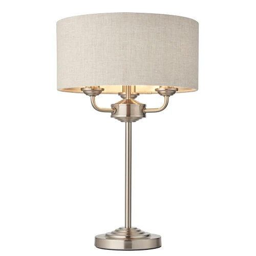 Endon Lampa stojąca Highclere 3x18W E14 Szczotkowany Chrom