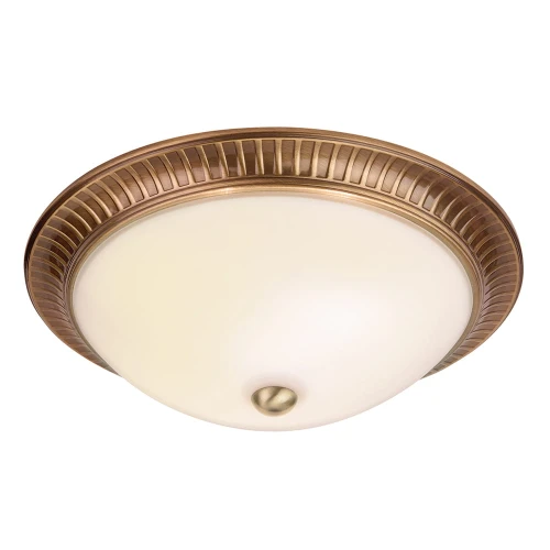 Lampa sufitowa plafon okrągły Brahm Endon 2x40W Złoty Stal
