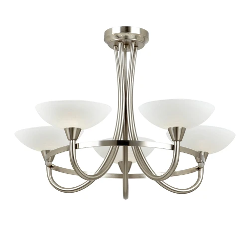 Endon Lampa sufitowa Żyrandol Cagney 5x33W G9 Chrom